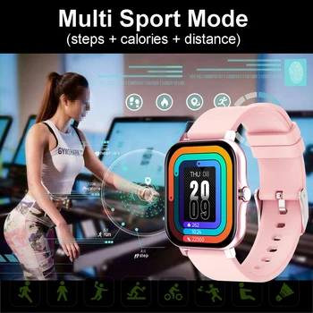 Новые умные часы 2023 года для женщин и мужчин, умные часы с квадратным циферблатом, женские умные часы для Android IOS, фитнес-трекер бренда Trosmart