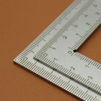 Измерительный прибор Прочные двусторонние весы Прочная линейка для поворота на 90 градусов Деревообрабатывающий инструмент Принадлежности для столярных работ