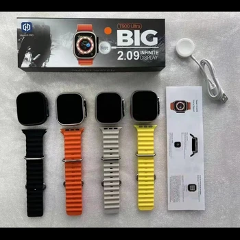 Оптовая Продажа Оригинальных T900 Ultra Smart Watch Sport Фитнес-Трекер Шагомер Smartwatch Мужчины Женщины HD 2,09 Дюйма 49 ММ Наручные Часы 2023