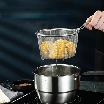 Мини-фритюрница компактная, эффективная и универсальная для приготовления картофеля фри, курицы, на пару и лапши