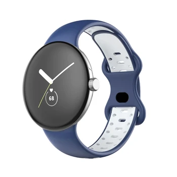 Водонепроницаемый браслет, совместимый с браслетом Pixel Smartwatch-Спортивный, без силиконовой ленты, защищающий от царапин и пота ремешок