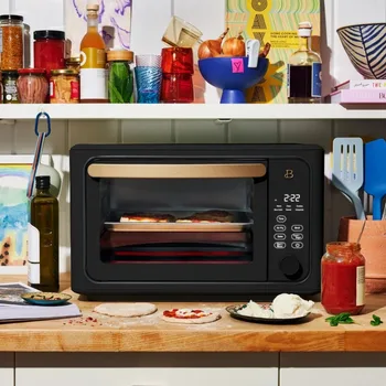 Красивая тостер-фритюрница с сенсорным экраном на 6 ломтиков, Home Para Panaderia, White Icing От Drew Barrymore