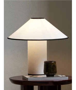 Креативная тканевая декоративная настольная лампа в виде гриба, скандинавский минимализм, атмосфера B & B, прикроватная лампа для спальни