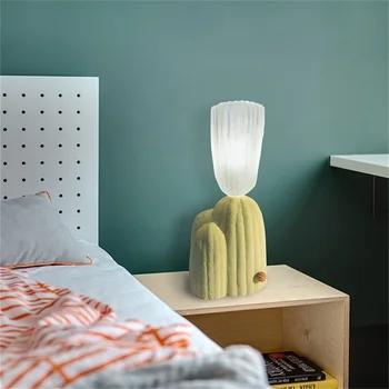 Настольная лампа PLLY Nordic Vintage, современное креативное светодиодное настольное освещение для домашнего декора, прикроватной тумбочки в гостиной