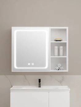 Умное зеркало для ванной, подсветка для шкафа с зеркальными коробками, Настенное зеркало для хранения в ванной, Зеркало для хранения в ванной