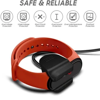 Кабель Smartwatch Подходит Для Xiaomi Mi Band 6 Charge Зарядное Устройство Usb-Зажим Для Зарядки Адаптер Смарт-Браслет Аксессуары