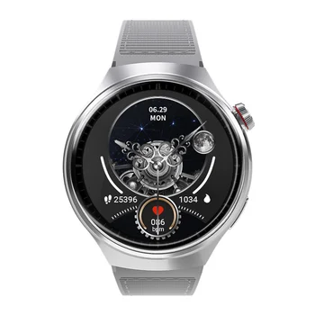 Смарт-часы ZD4 Pro 1,5-дюймовая беспроводная зарядка Для мужчин Bluetooth Музыка для звонков AI Голос NFC Мониторинг здоровья Мужские Спортивные умные часы