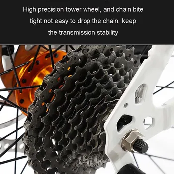26-дюймовый горный велосипед для студентов и взрослых, велосипед для бега по пересеченной местности, дисковый тормоз с переменной скоростью, рама вилки из высокоуглеродистой стали, толстая рама