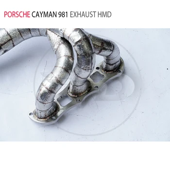 Выпускной Коллектор HMD для Porsche Cayman Boxster 981 Автомобильные Аксессуары Водосточная Труба Автозапчасти Двигатель