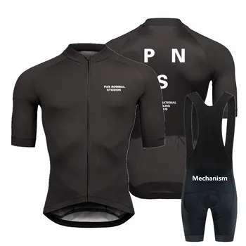 Новый комплект велосипедной майки 2024 года pns Mtb bike jersey Men maillot ciclismo hombre Летняя Велосипедная одежда гелевая прокладка Нагрудник Шорты Комплект Костюм
