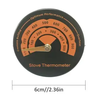 Магнитный Термометр для плиты, Горелка, Термометр для камина, Бытовой Вентилятор для камина, Термометр для духовки, Аксессуары для камина